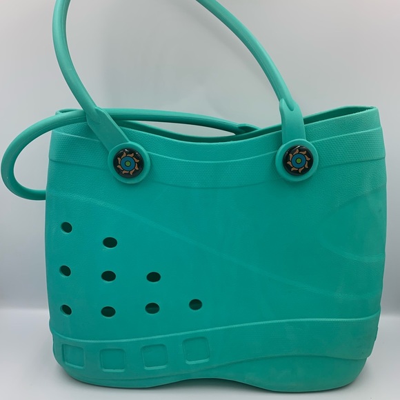 Sol teal Tote - Picture 4 of 9